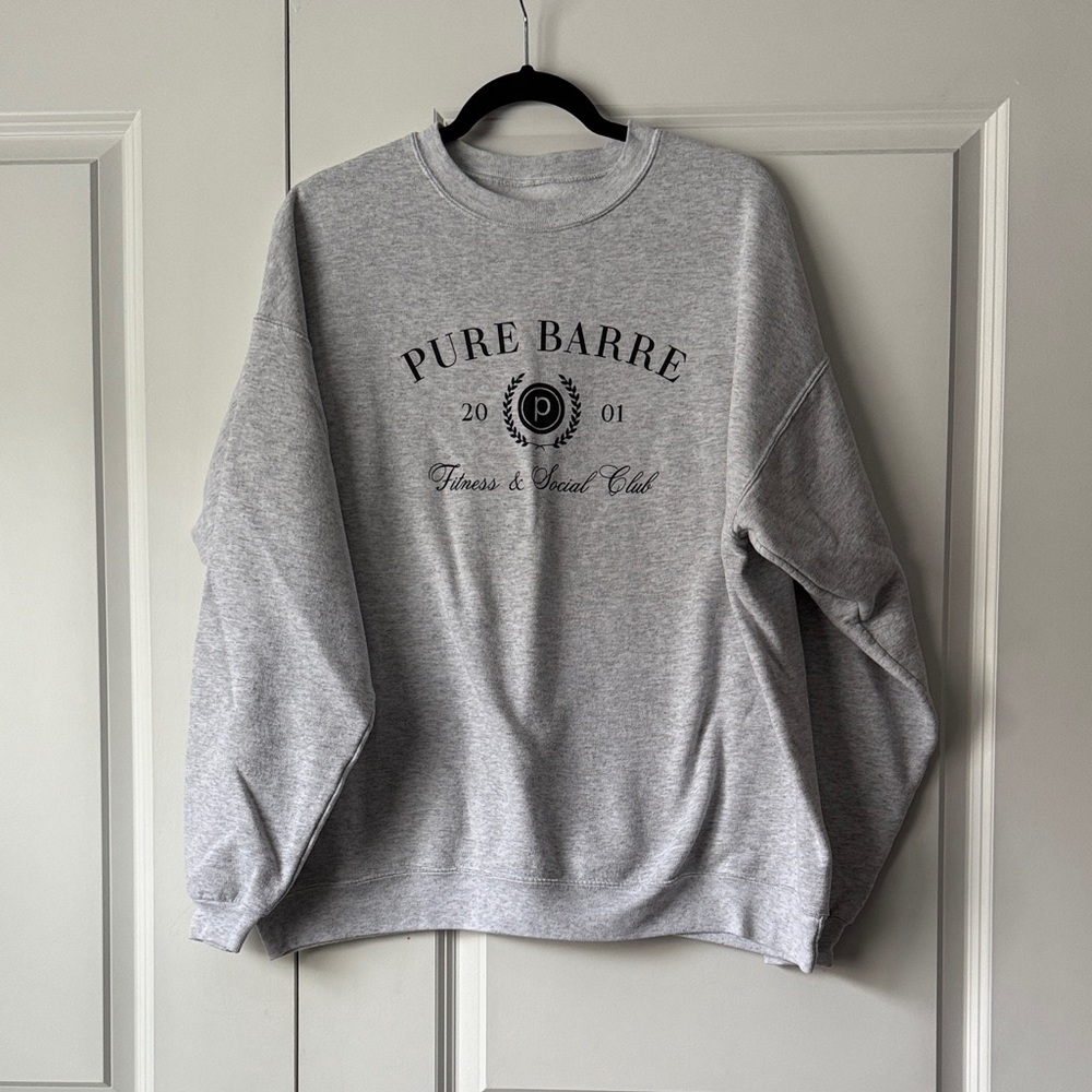 Pure Barre Gray Sweatshirt